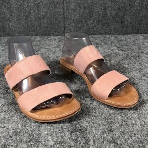 Coconuts by Matisse Women's 9M‎ Pink Limelight Leather Slide Sandals